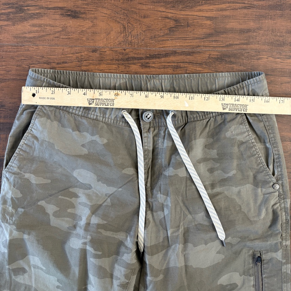 Vuori Ripstop Climber Pants Drawstring Slim Fit Camo Black Gray Size medium - Picture 2 of 5